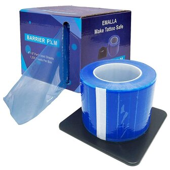 Barriere film blauw