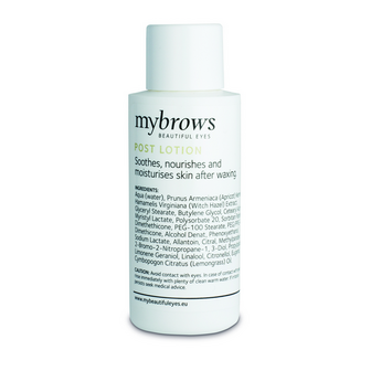 Mybrows post waxing lotion