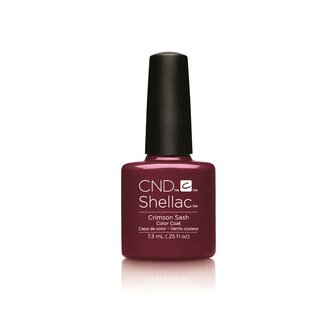 CND SHELLAC CRIMSON SASH