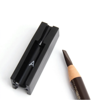 Wenkbrauw potlood slijper tool 