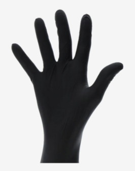 Handschoenen Nitril Cat III Classic Zwart Maat M