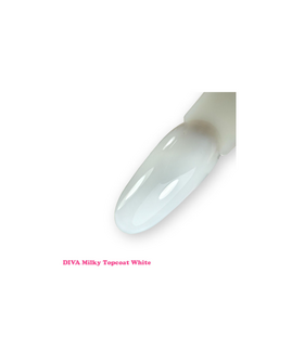 DIVA Milky Topcoat White - No Wipe 15 ml