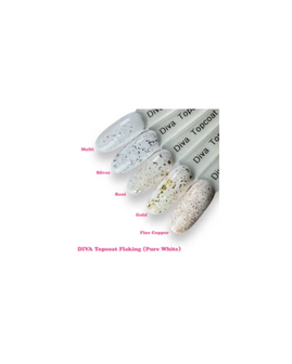 DIVA Topcoat Flaking Silver - No Wipe 15 ml
