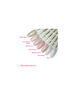 DIVA Rubber Basecoat Classic Collection 6x 15 ml PRO