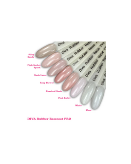 DIVA Rubber Basecoat Rosy Flower 15 ml PRO
