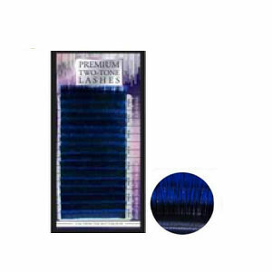 Premium Two Tone Lashes Blue B 0,15 12