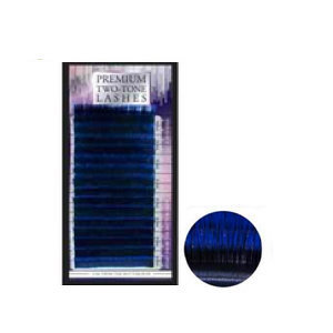 Premium Two Tone Lashes Blue B 0,20 14