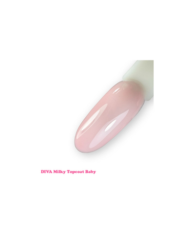 DIVA Milky Topcoat Baby - No Wipe 15 ml