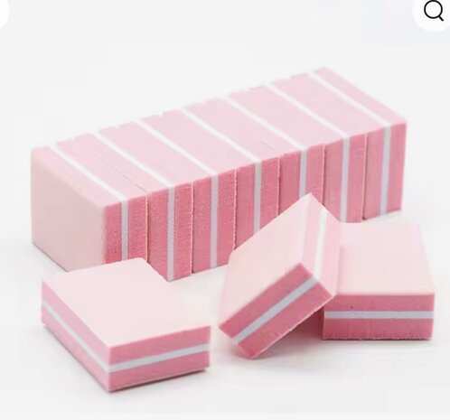 Blockvijl roze of multi color