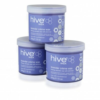 Hive Lavender Shimmer Crème Wax 3 for 2 pack