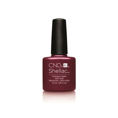 CND SHELLAC CRIMSON SASH