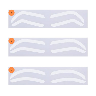 Air Brush brow stickers