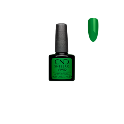 CND SHELLAC VIVID SHAMROCK GREEN