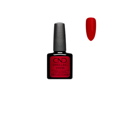 CND SHELLAC VIVID RED CARPET