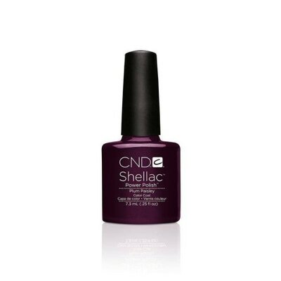 CND SHELLAC PLUM PAISLY