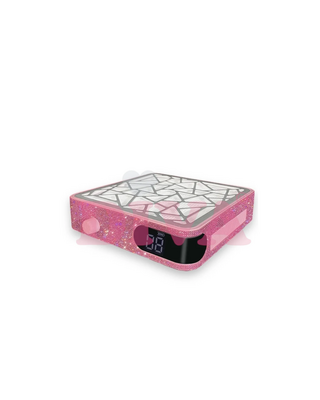 DIVA Speed Nail Dust Collector Pink Rhinestones