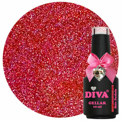 DIVA Gellak Holo Fuchsia 10 ml