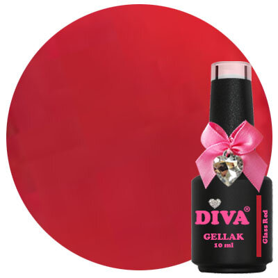 DIVA Gellak Glass Red 10 ml