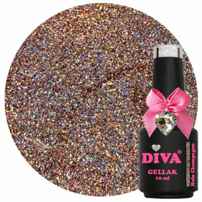 DIVA Gellak Holo Champagne 10 ml