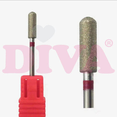 DIVA Frees Bitje Diamond Rounded Cylinder Big - Red