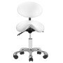 Tabouret Zadelzit de luxe wit