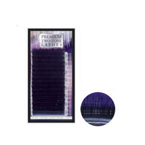 Premium Two Tone Lashes Purple B 0,15 14